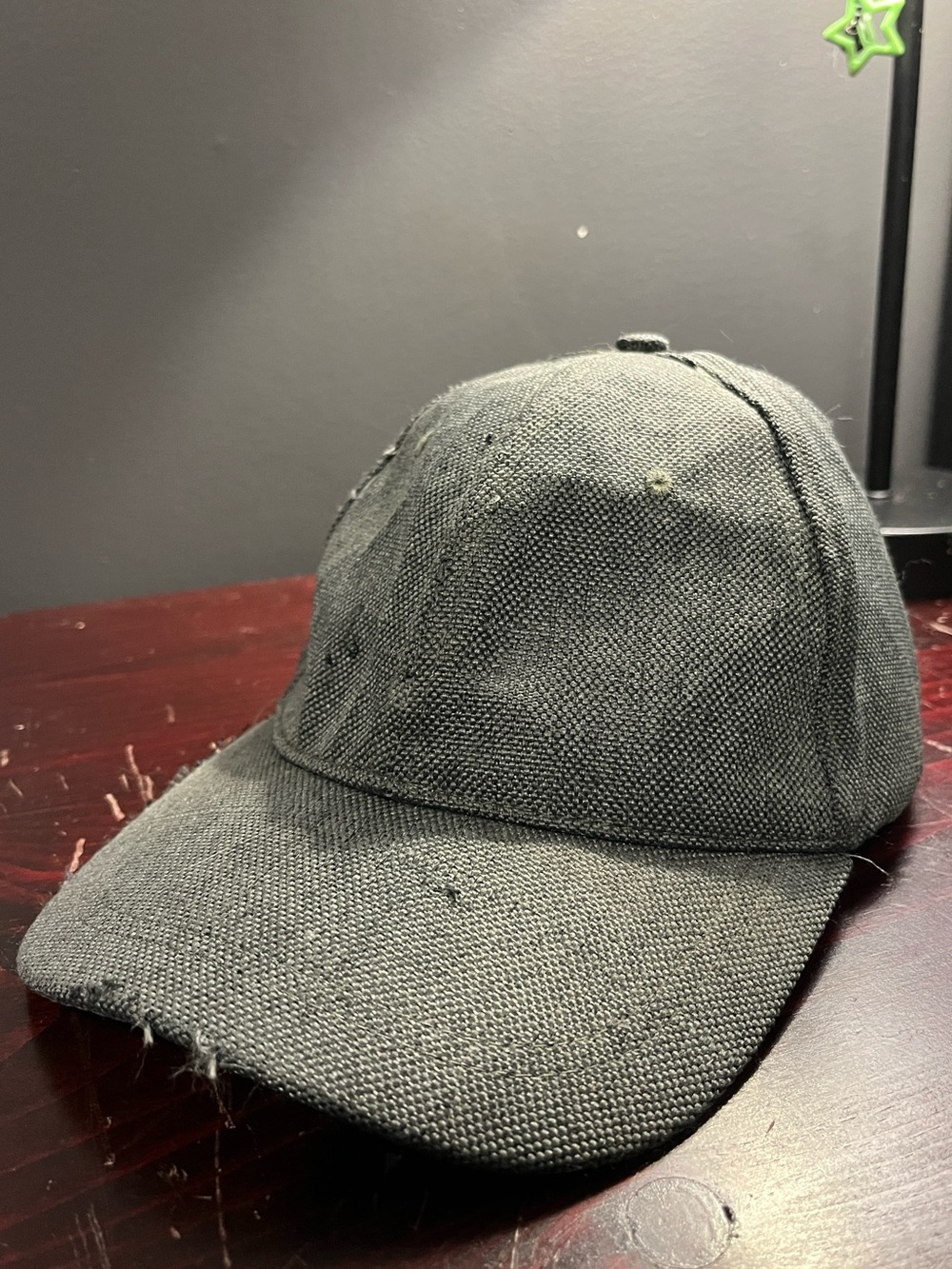 Structured 6 panel baseball cap